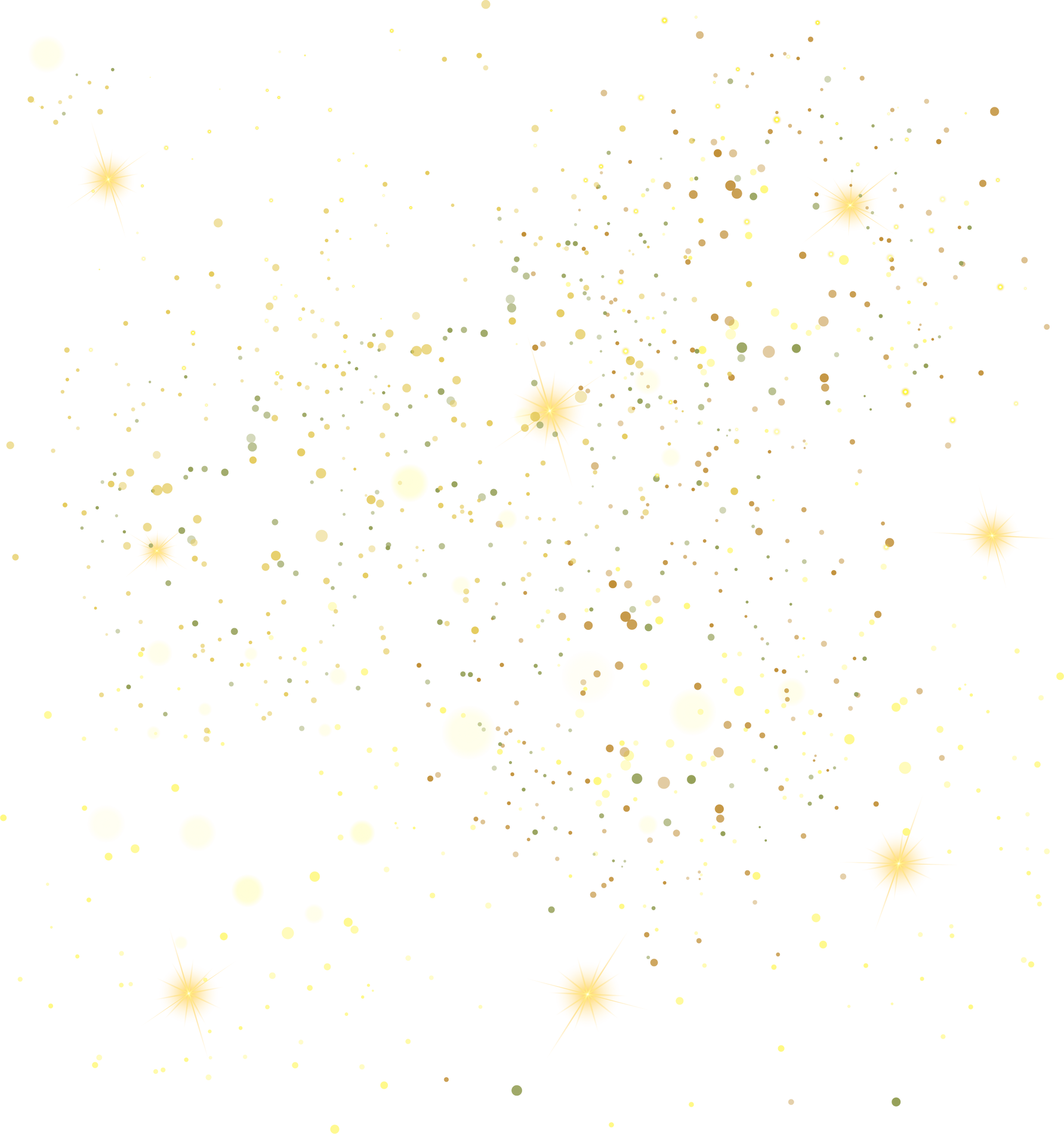 Golden Sparkles Illustration