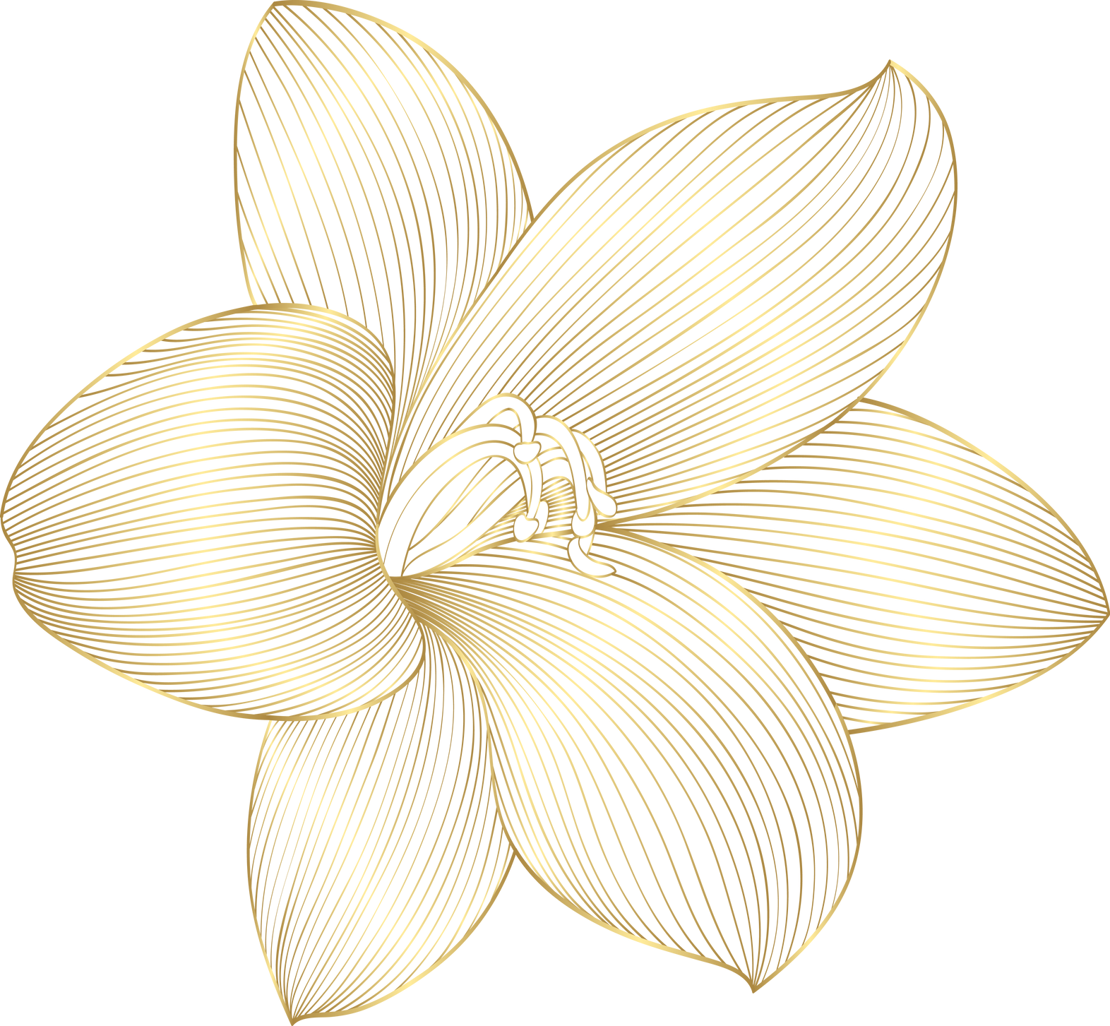 Golden Flower Decor